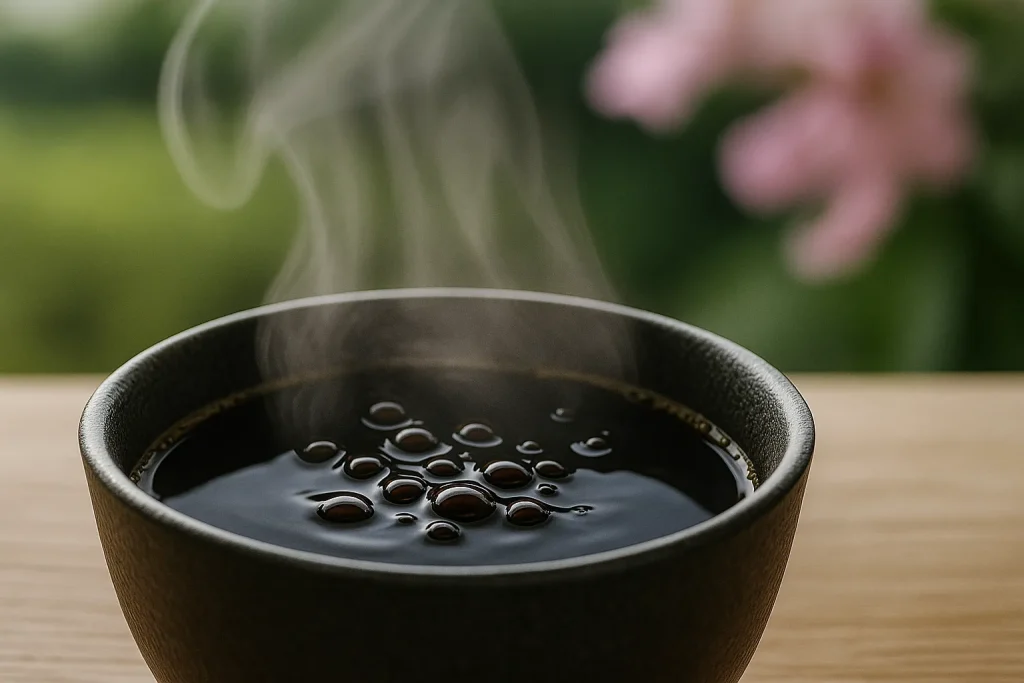 What is black bean tea About features and ingredients